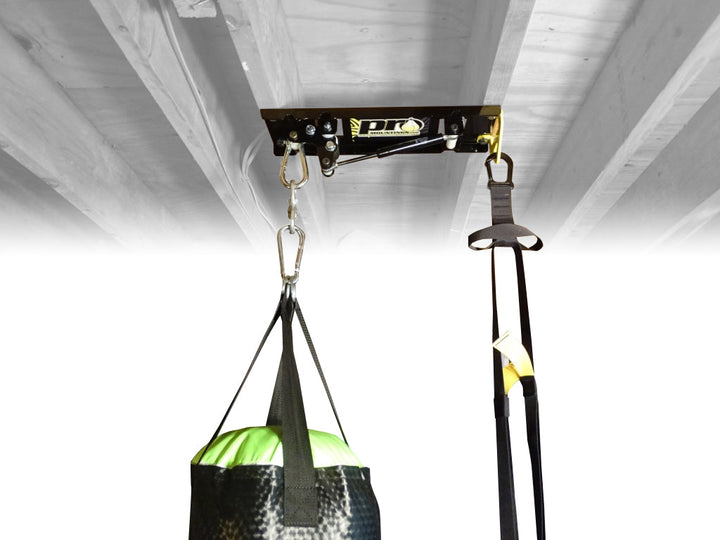 Ceiling Punching Bag Mount for Punching Bags between 60-120lbs With Suspension Trainer Mount